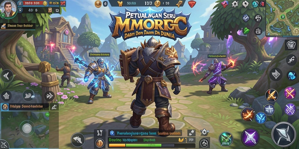 Tangkapan layar gameplay 5RT dengan aksi seru dan pemandangan menakjubkan.