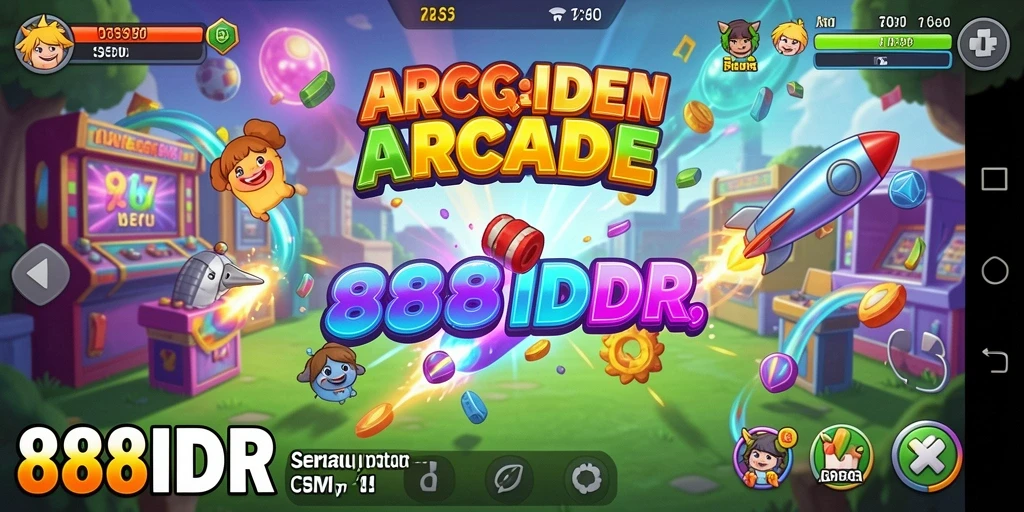 Screenshot 888IDR menunjukkan gameplay yang mengasyikkan dan penuh warna.
