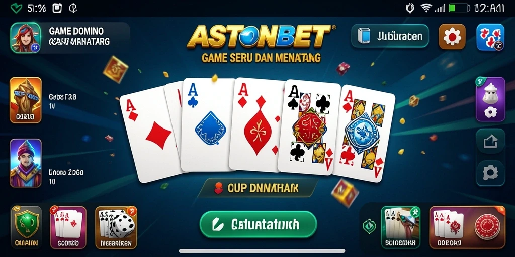 Tampilan gameplay seru di ASTONBET yang menantang.