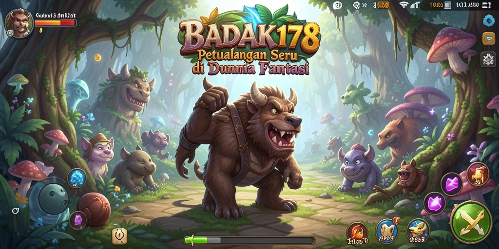 Screenshot utama BADAK178 menampilkan momen seru dalam gameplay petualangan.