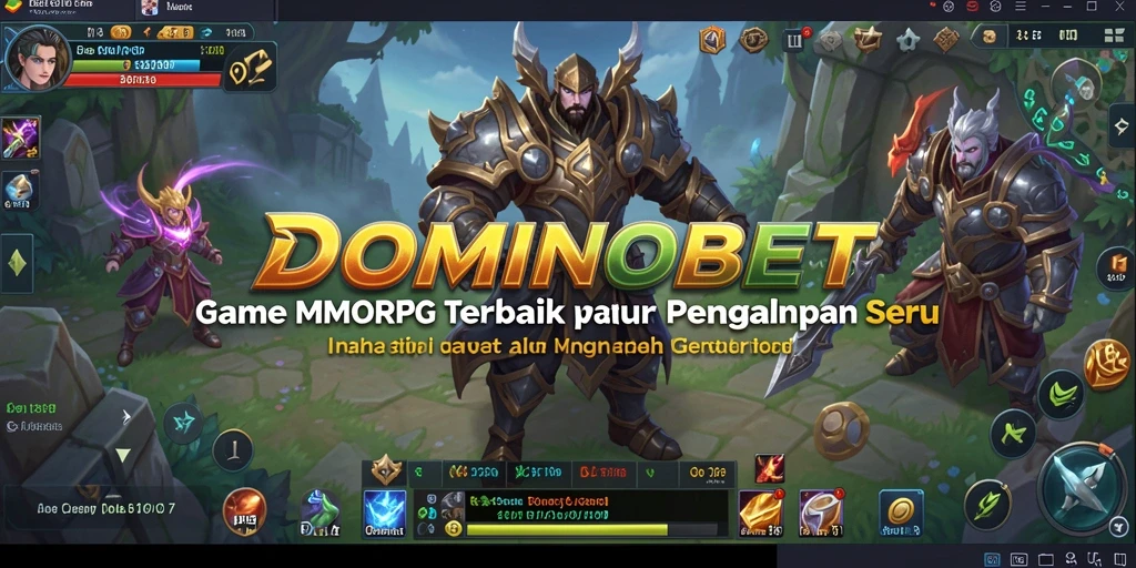 Tampilan gameplay seru di dunia MMORPG DOMINOBET.