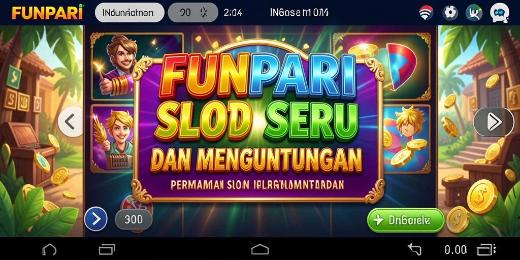 Gameplay seru di <strong>FUNPARI</strong> dengan putaran mesin slot yang menantang.