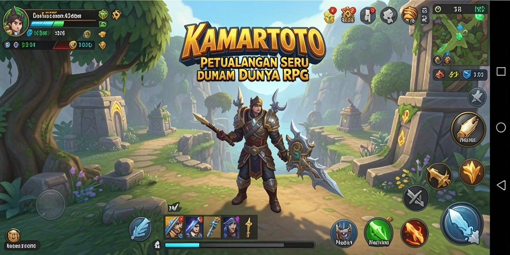 Gameplay seru KAMARTOTO dengan aksi pertarungan yang mendebarkan.