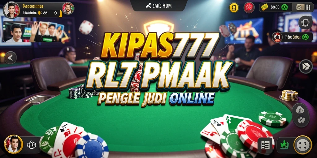 Tampilan gameplay Poker yang mendebarkan di KIPAS777.