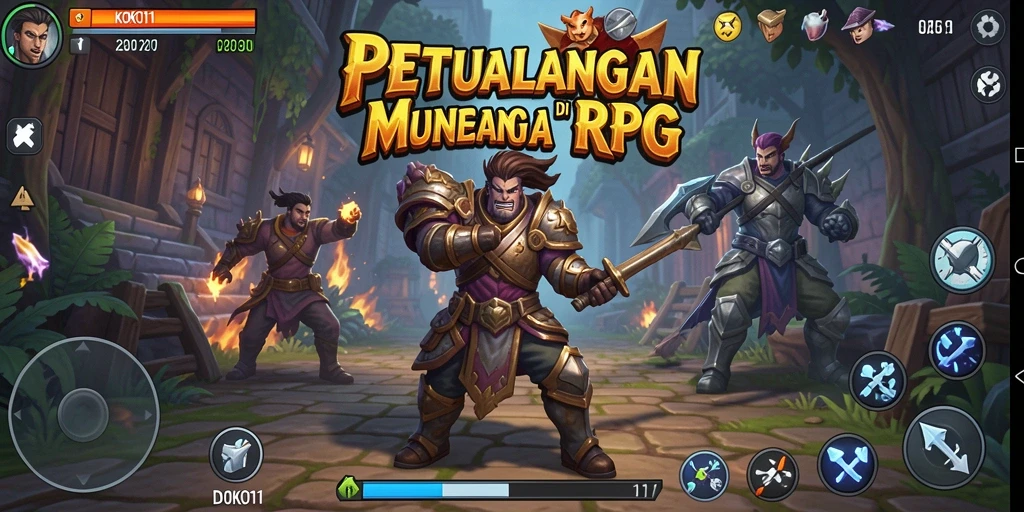 Tampilan gameplay KOKO11 menunjukkan aksi pertarungan yang mendebarkan.