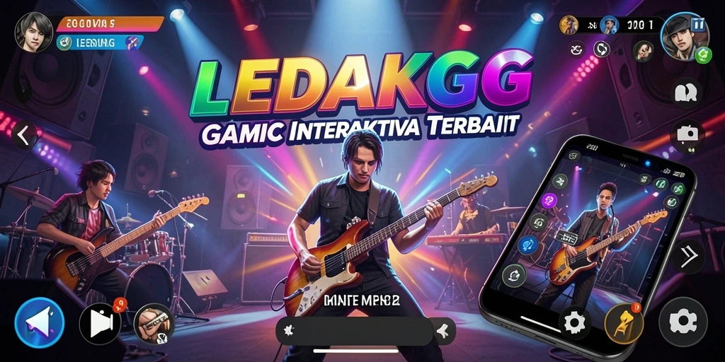 Screenshot utama menampilkan gameplay menarik dari LEDAKGG.