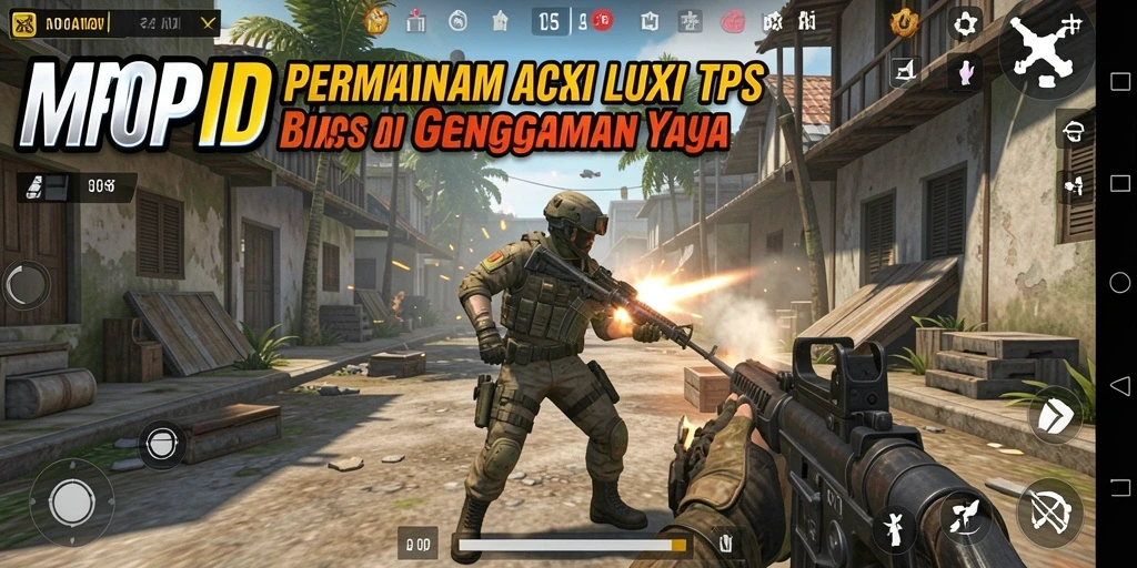 Tampilan aksi mendebarkan dalam permainan TPS MPOID.