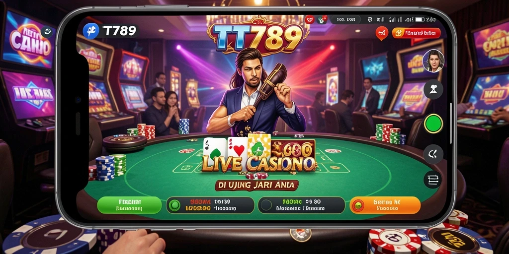 Screenshot gameplay Live Casino yang menarik dan interaktif di TT789.